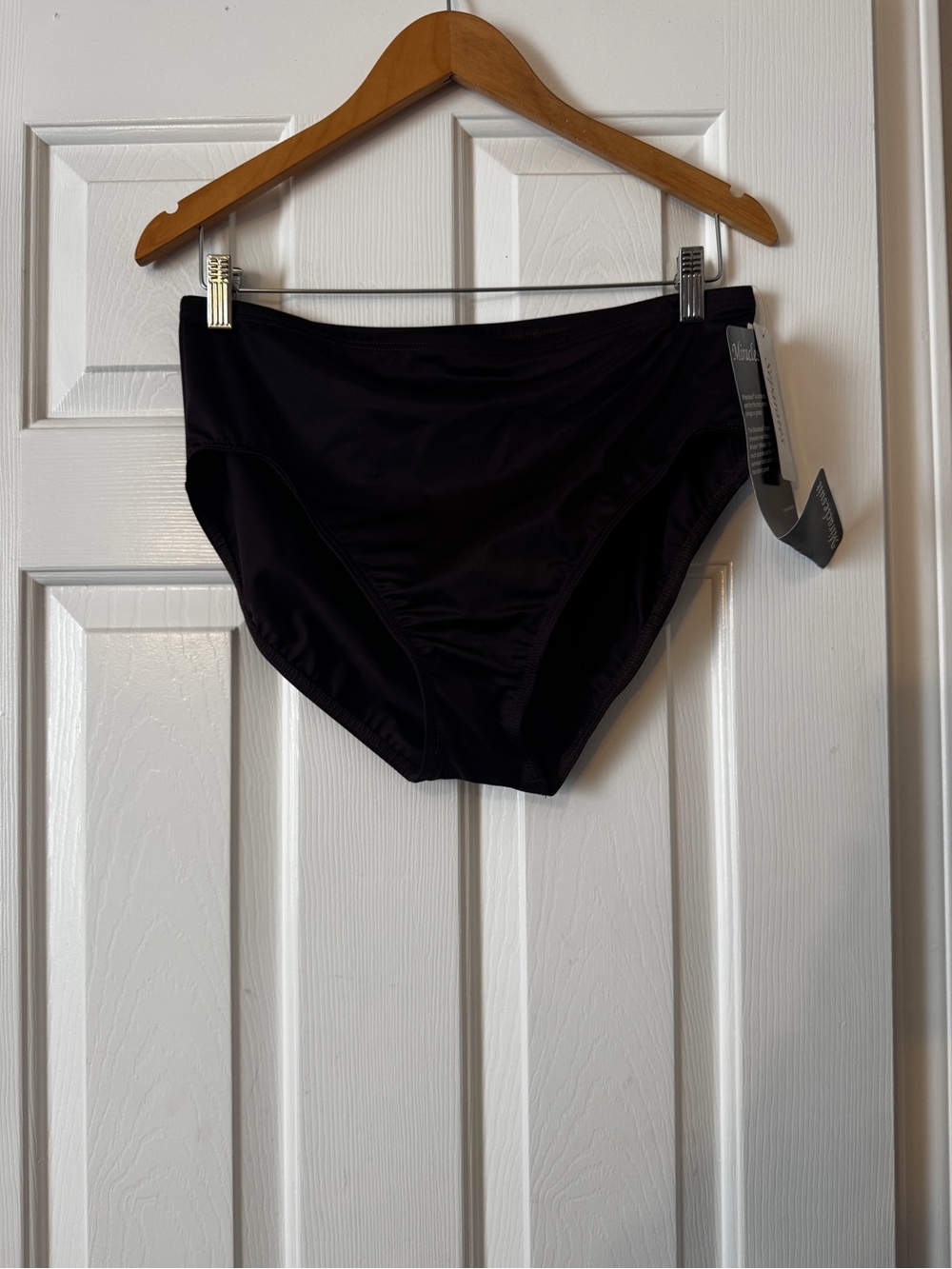NWT Miraclesuit Chocolate Brown High Waist Basic Swim Bottom Pant | Women's Size